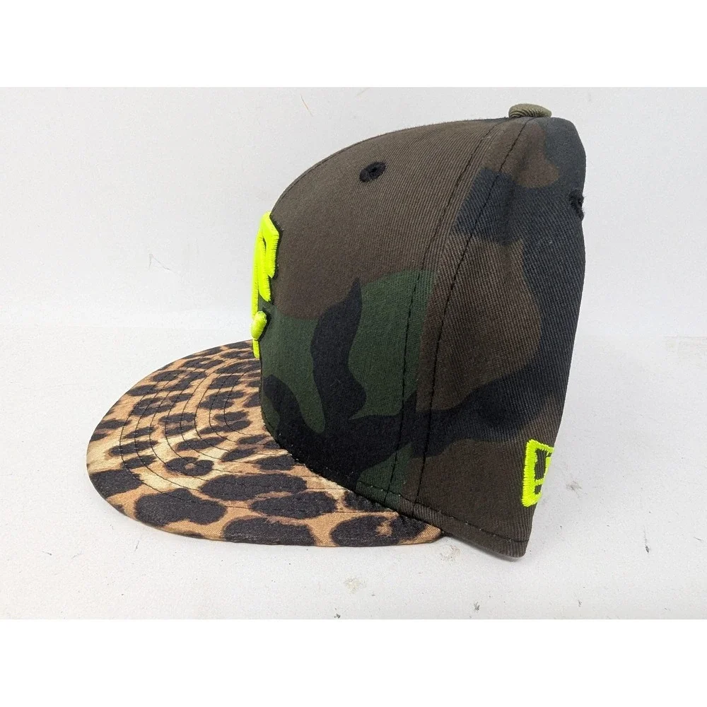 Minnesota Twins Hat Cap Fitted Mens 7 1/8 Camo Leopard MLB Baseball New Era